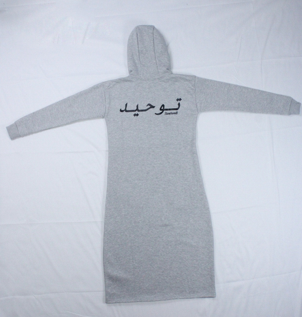 Gray Athletic Fleece Thobe